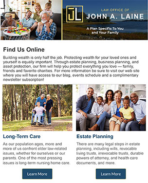 Estate Planning Newsletter - Subscribe Today!